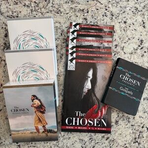 The Chosen DVD Set: Seasons 1-3 + Comic Books + A Blended Harmony of Gospels